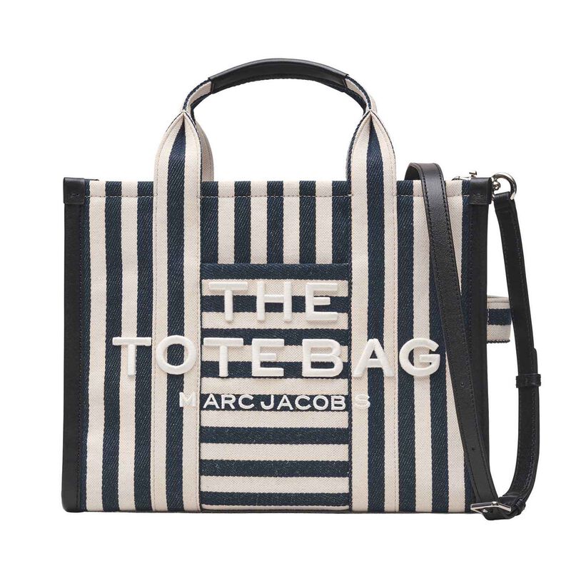 MARC JACOBS The Stripe Canvas Medium Tote Bag image number 0